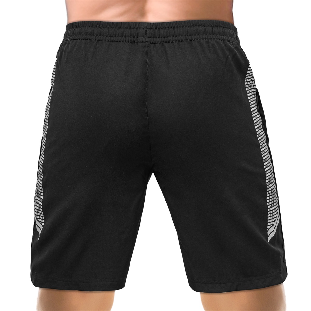 Men's Gym/Fitness Shorts (Black) - Image 2