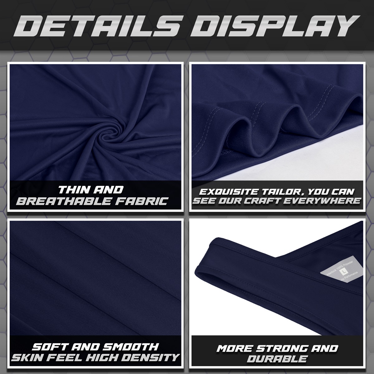 Men's Tank Top (Navy) - Image 6