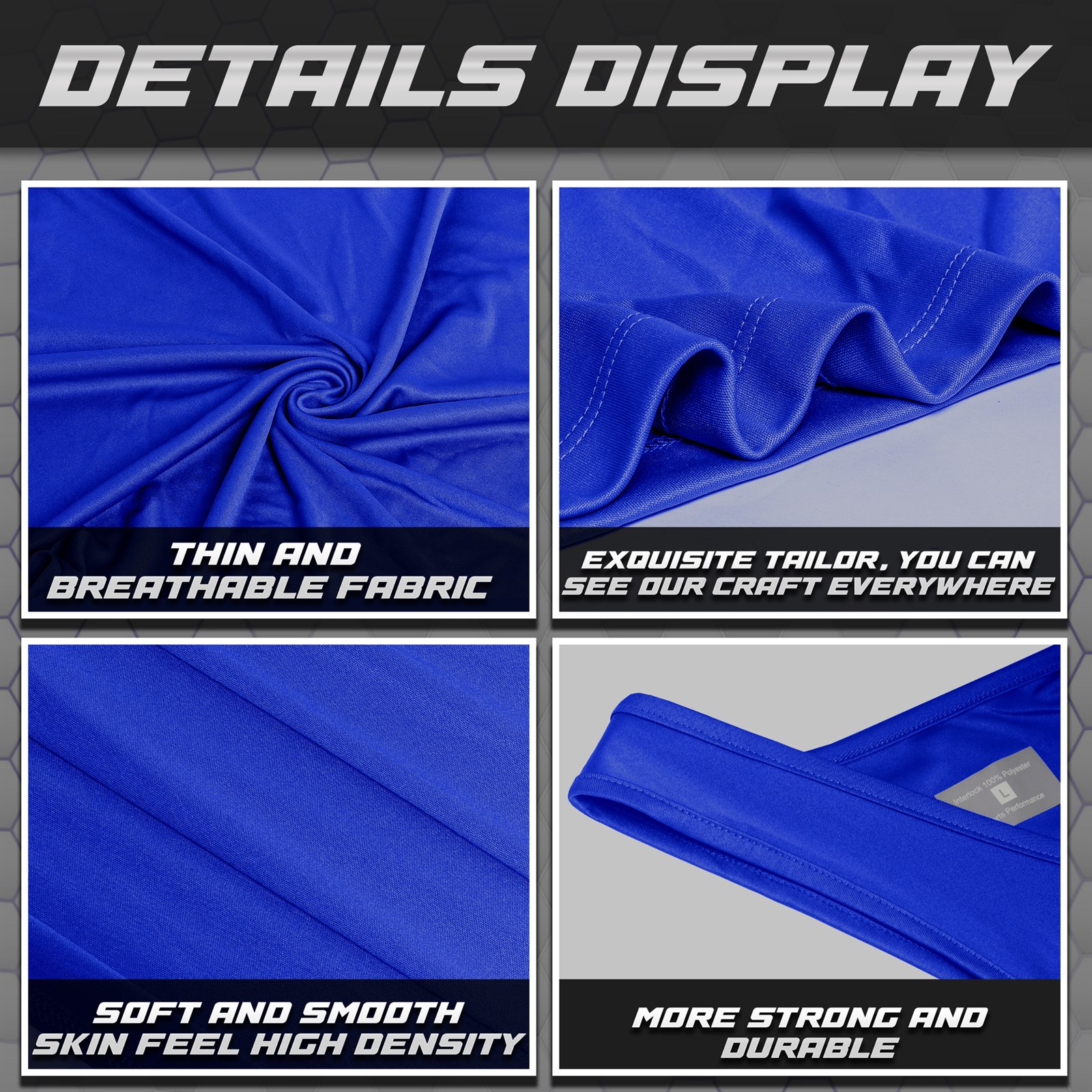 Men's Tank Top (Royal Blue) - Image 4
