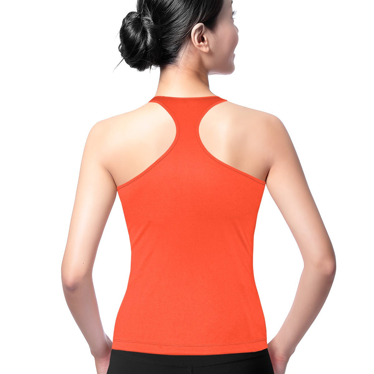 Women's Tank Top (Orange) - Image 2