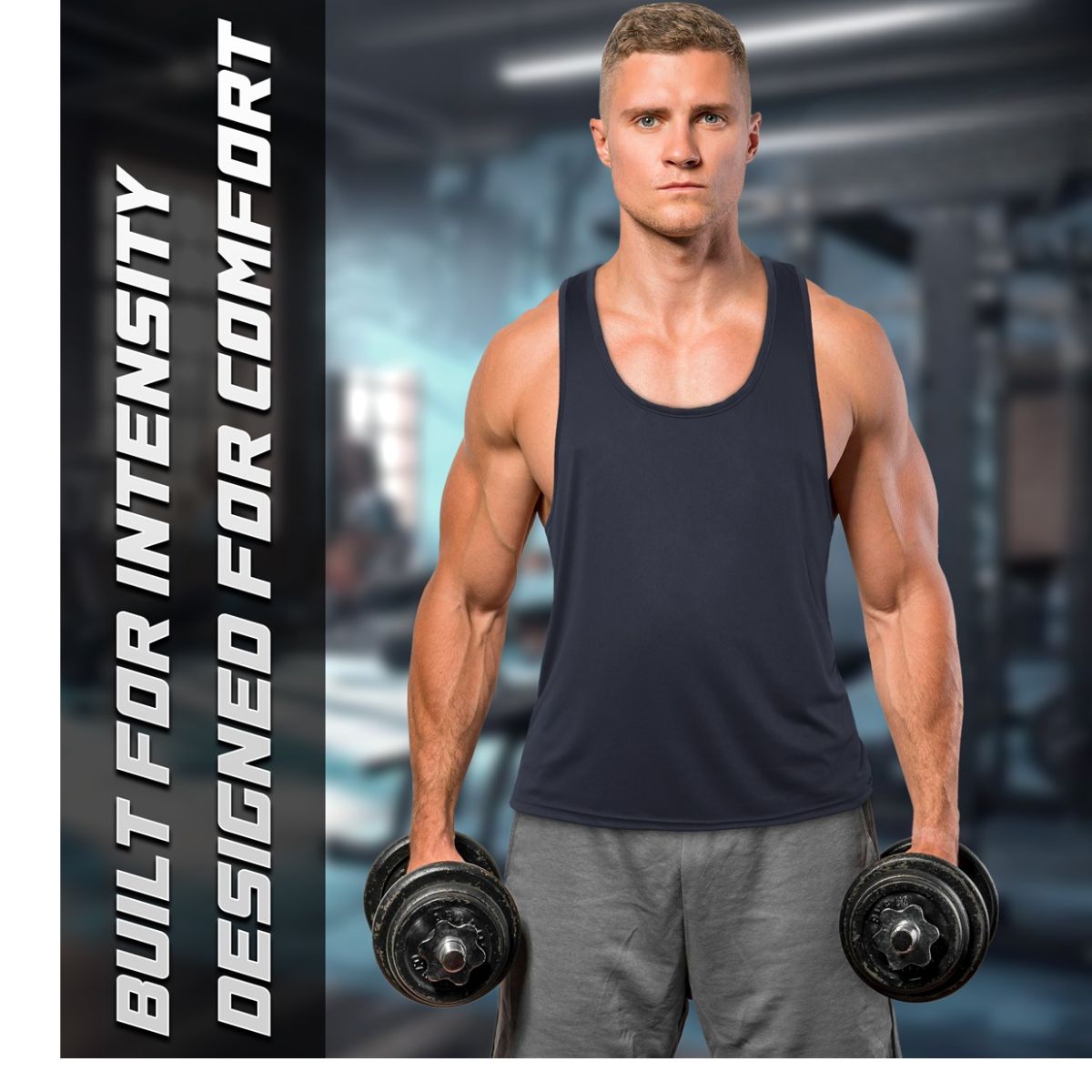 Men's Tank Top (Mine Iron) - Image 3