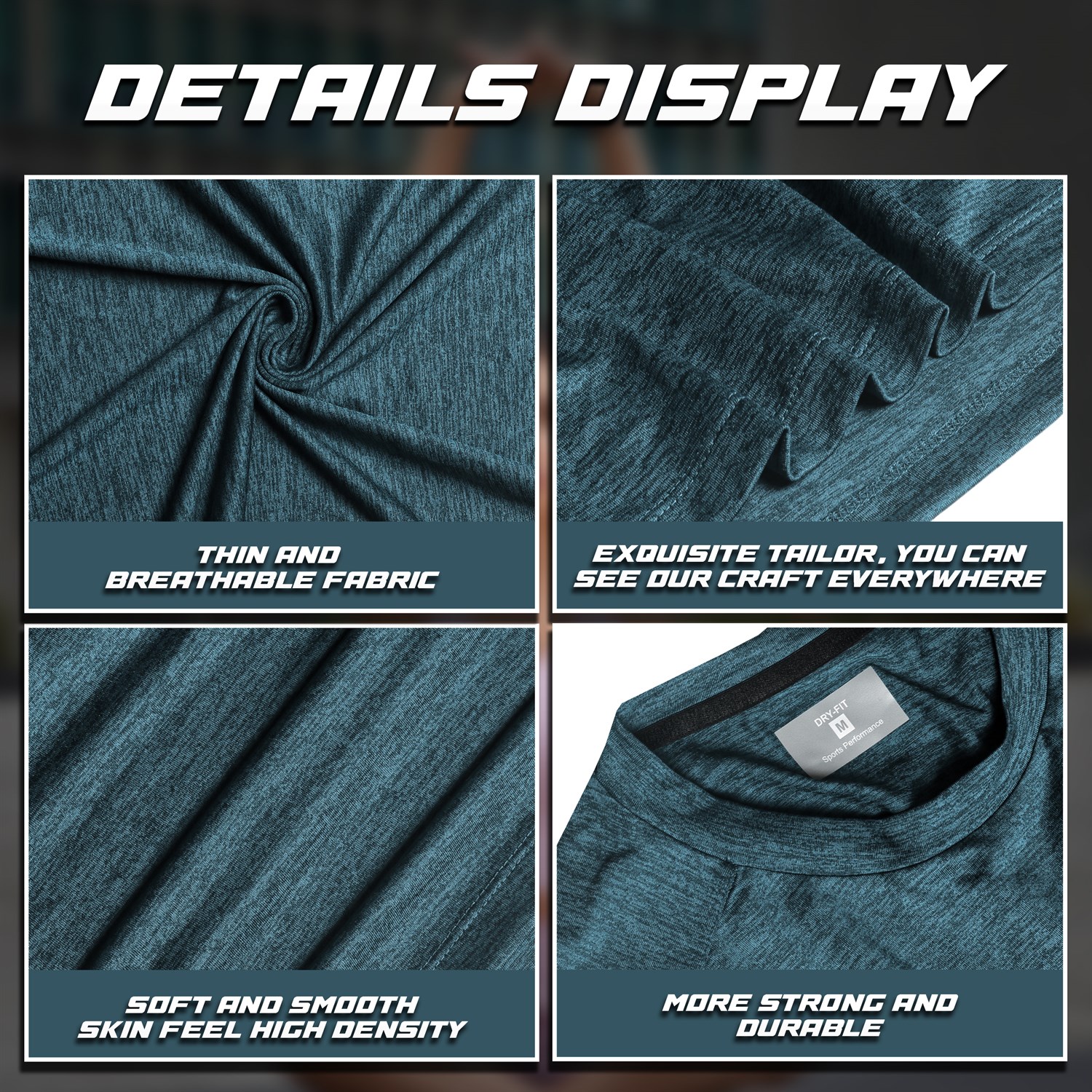 Teal Performance Full-Sleeve Shirt – Engineered for Comfort and Style - Image 5